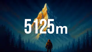 5125m
