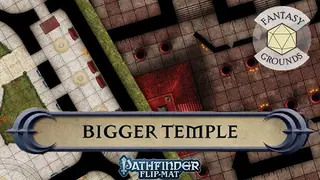 Fantasy Grounds - Pathfinder RPG - Pathfinder Flip-Mat: Bigger Temple