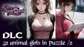 Anime Puzzle Quest: 32 Animal Girls in Puzzle /2 - Switch