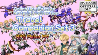 RPG Maker MV - Animation Battler Material Collection Travel Companion Set 3