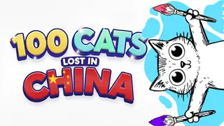100 Cats Lost in China Find & Color