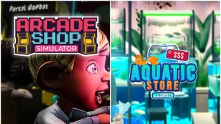 Aquatic Store and Arcade Shop Together