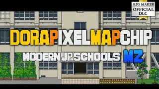 RPG Maker MZ - DorapixelMapChips - Modern JP Schools
