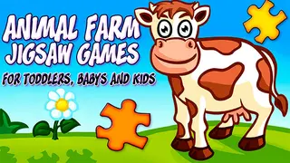 Animal Farm Jigsaw Games for Toddlers, Babys and Kids