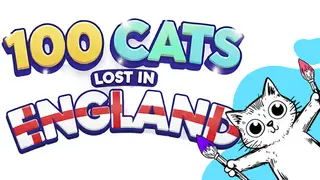 100 Cats Lost In England Find & Color