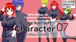RPG Maker 3D Character Converter - Gee-kun-soft character 07 military uniform 2