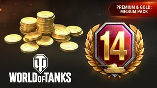 World of Tanks — Premium & Gold: Medium Pack