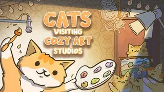 Cats Visiting Cozy Art Studios