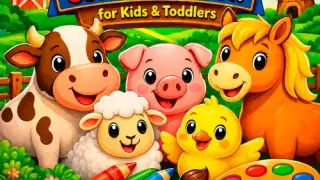 Animal Farm Coloring Book for Kids & Toddlers - Switch