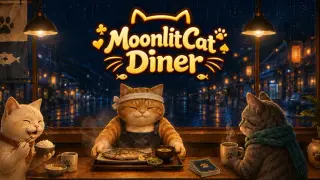 Moonlit Cat Diner