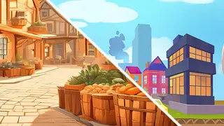 Old Market Simulator x Cardboard Town