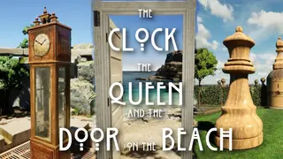 The Clock the Queen and the Door on the Beach