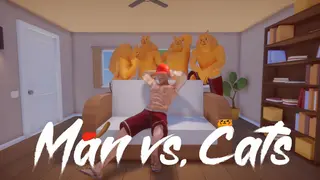 Man vs Cats