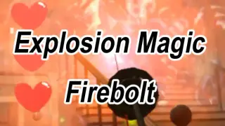 Explosion Magic Firebolt VR