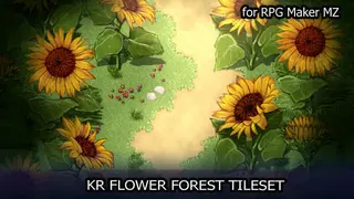 RPG Maker MZ - KR Flower Forest Tileset