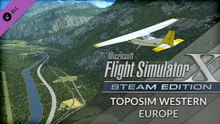 FSX Steam Edition: Toposim Western Europe Add-On