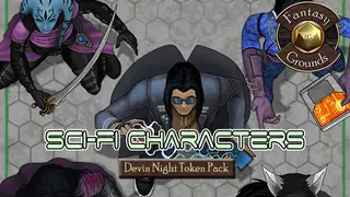 Fantasy Grounds - Devin Night Token Pack #119: Sci-fi Characters (Token Pack)