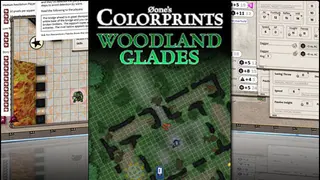 Fantasy Grounds - 0one's Colorprints #9: Woodland Glades (Map Pack)