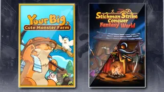 Your Big, Cute Monster Farm & Stickman Strikes: Conquer Fantasy World