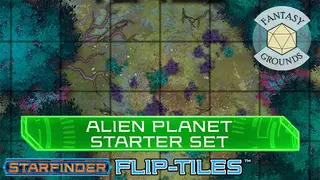 Fantasy Grounds - Starfinder RPG - Flip-Tiles - Alien Planet Starter Set