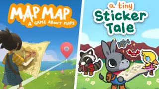 A Tiny Sticker Tale + Map Map