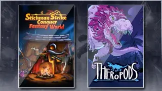Stickman Strikes: Conquer Fantasy World & Theropods