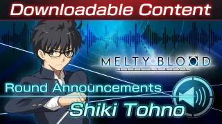 DLC: Shiki Tohno Round Announcements - Switch