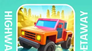 Highway Getaway: ZigZag Blocky Car - Switch