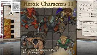 Fantasy Grounds - Heroic Characters 11 (Token Pack)