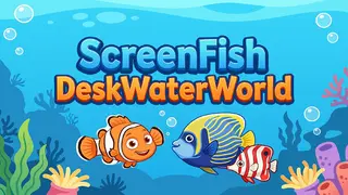 Screen Fish:Desk Water World