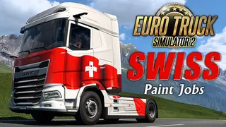 Euro Truck Simulator 2 - Swiss Paint Jobs Pack