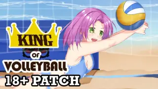 King of Volleyball Adults Only 18+ Patch