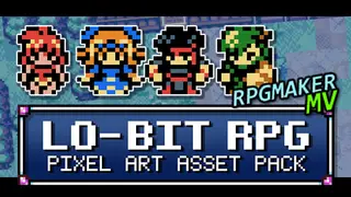 RPG Maker MV - Lo-Bit RPG Pixel Art Asset Pack