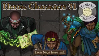Fantasy Grounds - Devin Night Token Pack 156: Heroic Characters 31