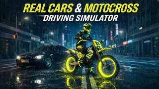 Real Cars & Motocross Driving Simulator