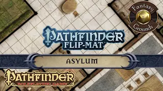 Fantasy Grounds - Pathfinder Flip-Mat: Asylum (Map Pack)