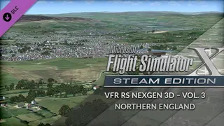 FSX Steam Edition: VFR Real Scenery NexGen 3D - Vol. 3: Northern England Add-On