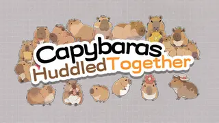 Capybaras Huddled Together