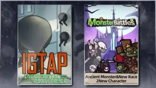 IGTAP: an Incremental Game That's Also a Platformer & Monster Battles