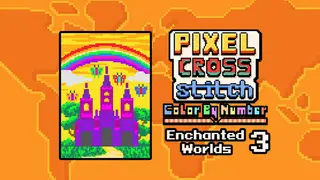 Pixel Cross Stitch - Enchanted Worlds Pack 3