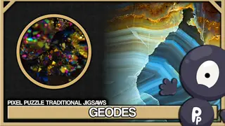 Pixel Puzzles Traditional Jigsaws Pack: Geodes