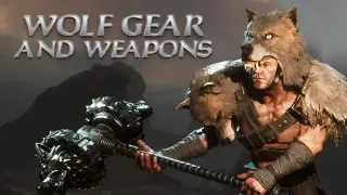 RUNE II: Wolf Armor + Weapon Set