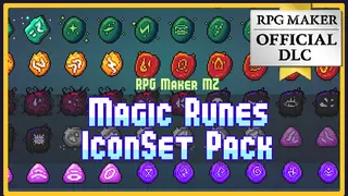 RPG Maker MZ - MAGIC RUNES ICONSET PACK