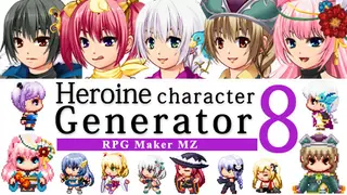 RPG Maker MZ - Heroine Character Generator 8 for MZ