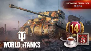 World of Tanks — Sherman VC Firefly Pack (VI British Medium Tank)