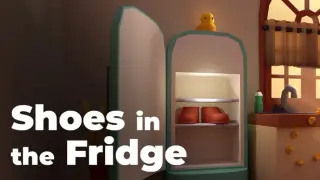 Shoes in the fridge
