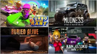 Turbo Dash Kart & Mudness Offroad & Buried Alive & Kanjozoku Game - Xbox One