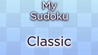 My Sudoku - Classic Sudoku Collection