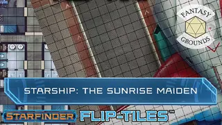 Fantasy Grounds - Starfinder RPG - Flip-Mat - Starship, The Sunrise Maiden
