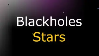 Blackholes Stars